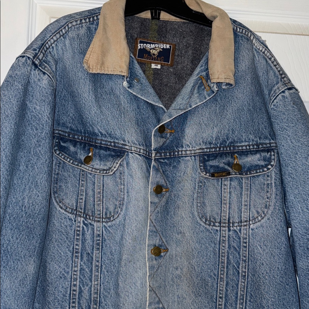 Vintage Lee Stormrider Mustang Denim Jacket